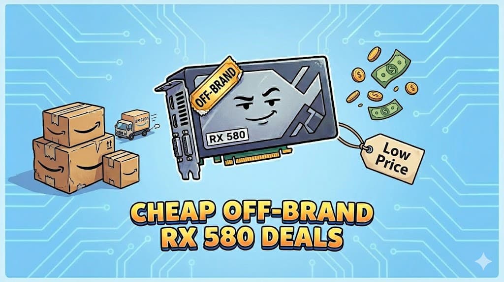 Why Amazon Is Flooded With Cheap, Off-Brand RX 580 Graphics Cards