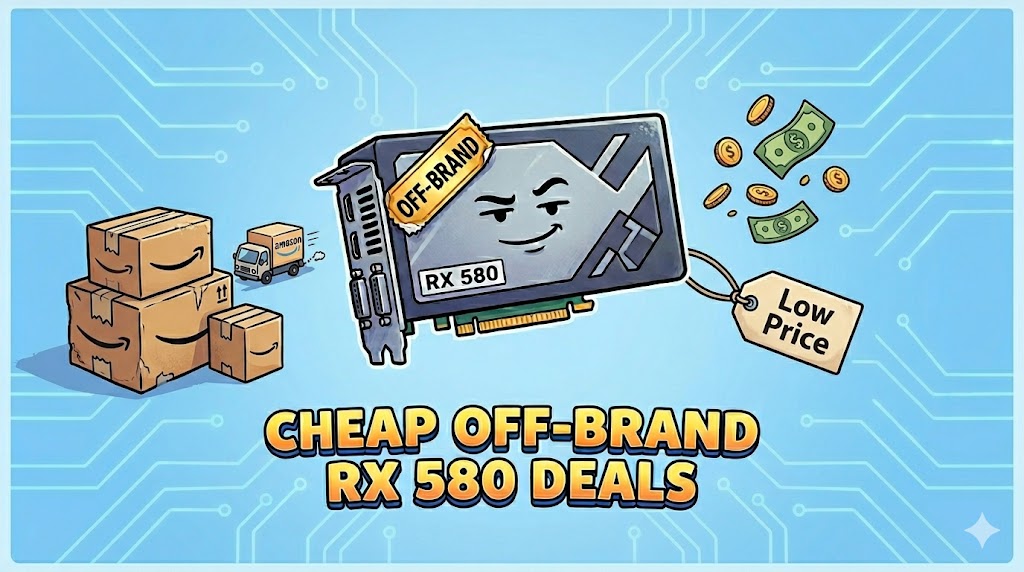 Why Amazon Is Flooded With Cheap, Off-Brand RX 580 Graphics Cards